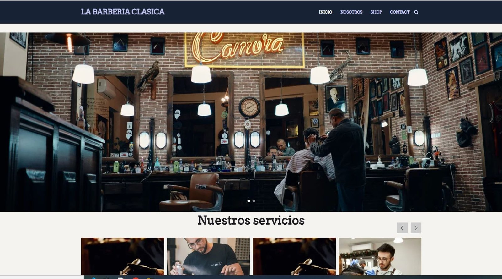 Barbería Clásica - Servicios