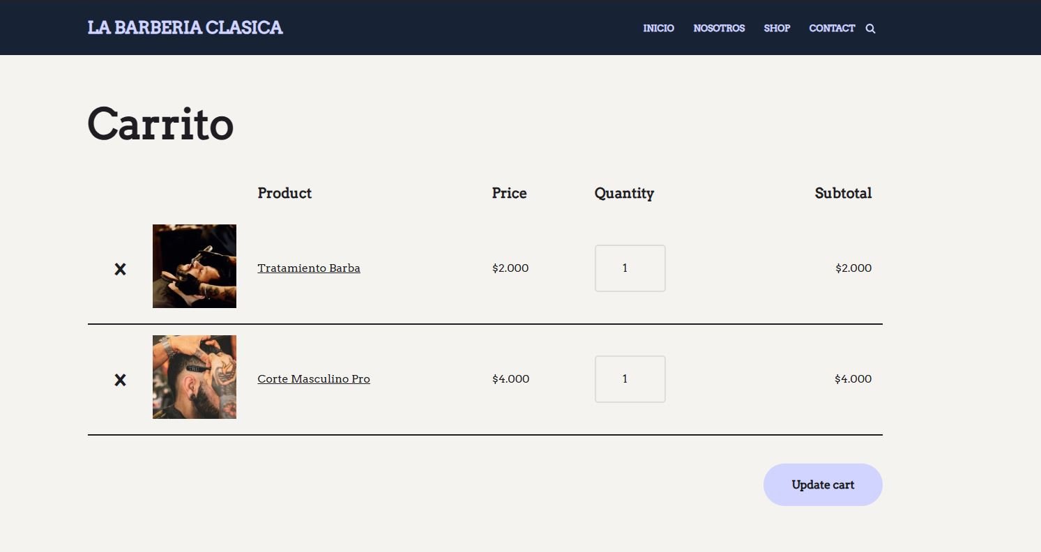 Barbería Clásica - Ambiente